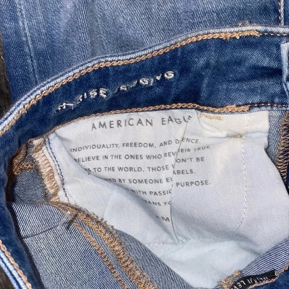 American eagle next level stretch high waisted skinny jeans  Sz 4 - Picture 10 of 12